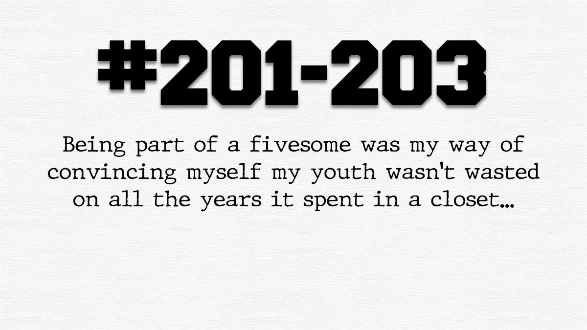 Guys #201, #202 and #203 – Five Guys, one cabin, lots of&nbsp;fun…