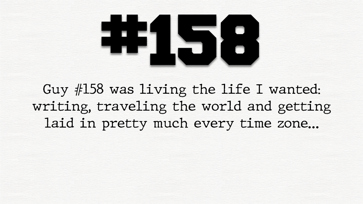 Guy #158 – Dumped by an&nbsp;angel…